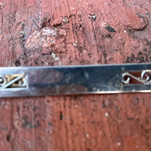 2 Vintage Unmarked Tie Clips; Black Onyx/1 Rhinestone and SWANK tie clip - Picture 7 of 15